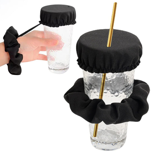 SOS Scrunchie – 2-in-1 Haargummi mit integrierter Getränkeabdeckung